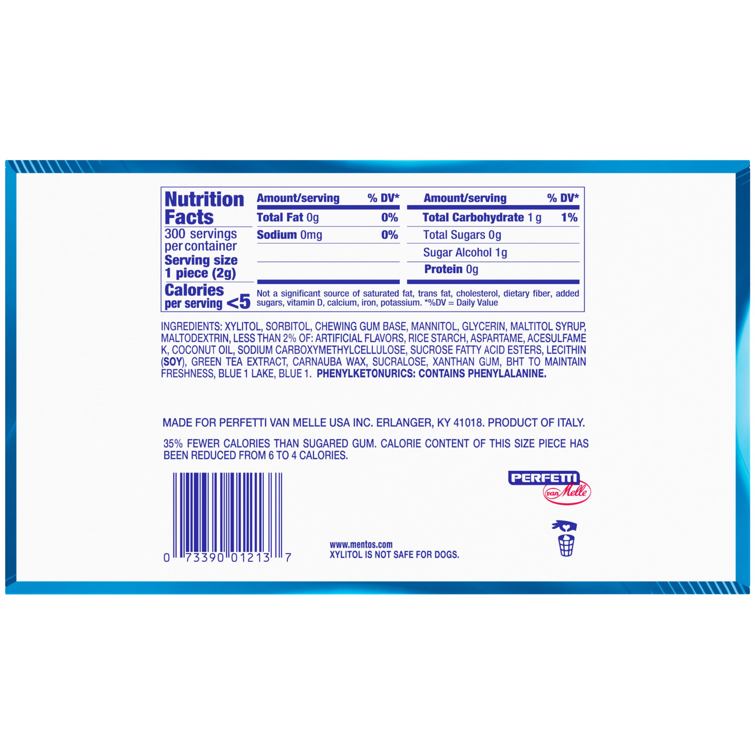 Mentos Mentos Gum Pack of 6