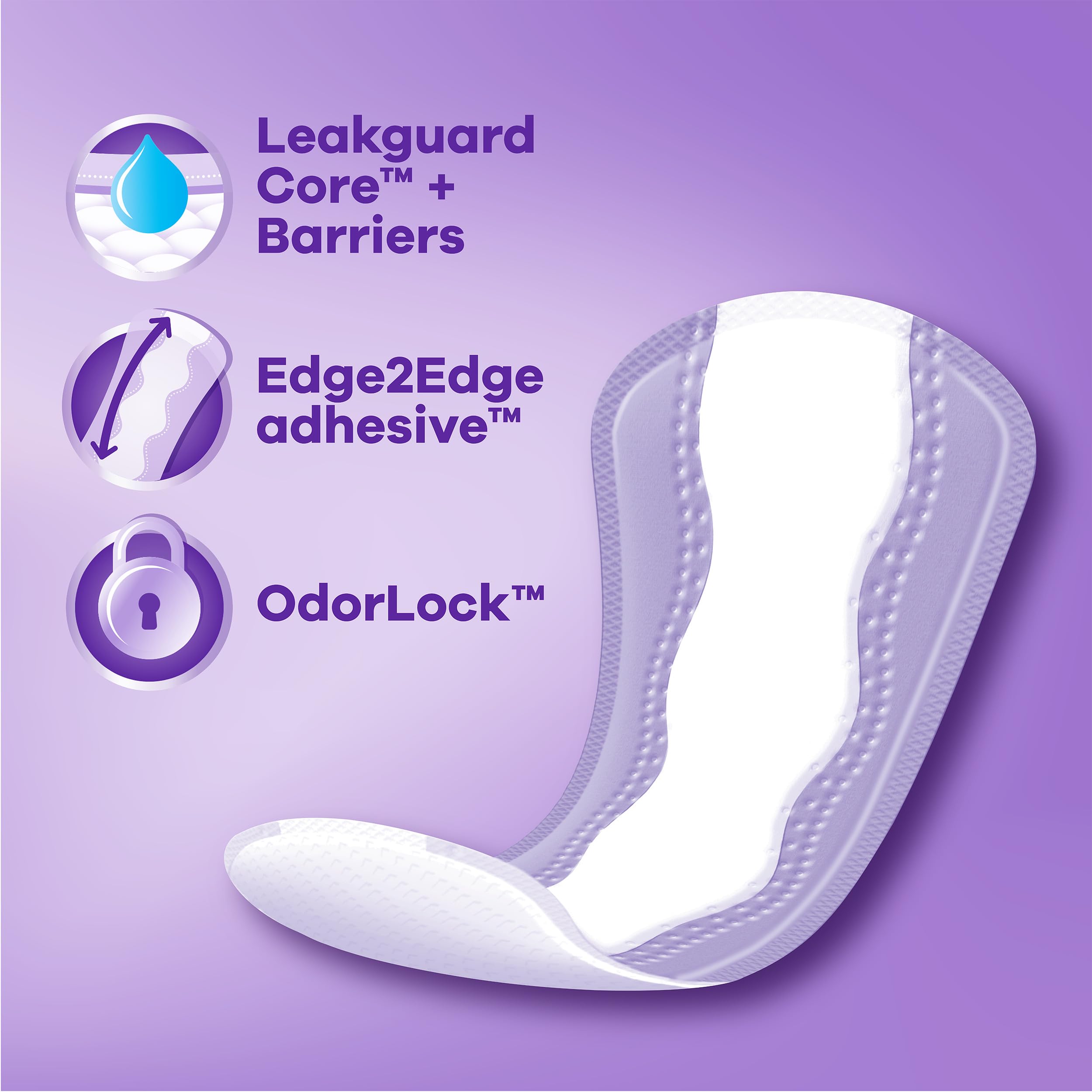 Always Daily Extra Protect Liners, Long Length, Unscented Panty Liners, 272 Count (2 Packs of 136)