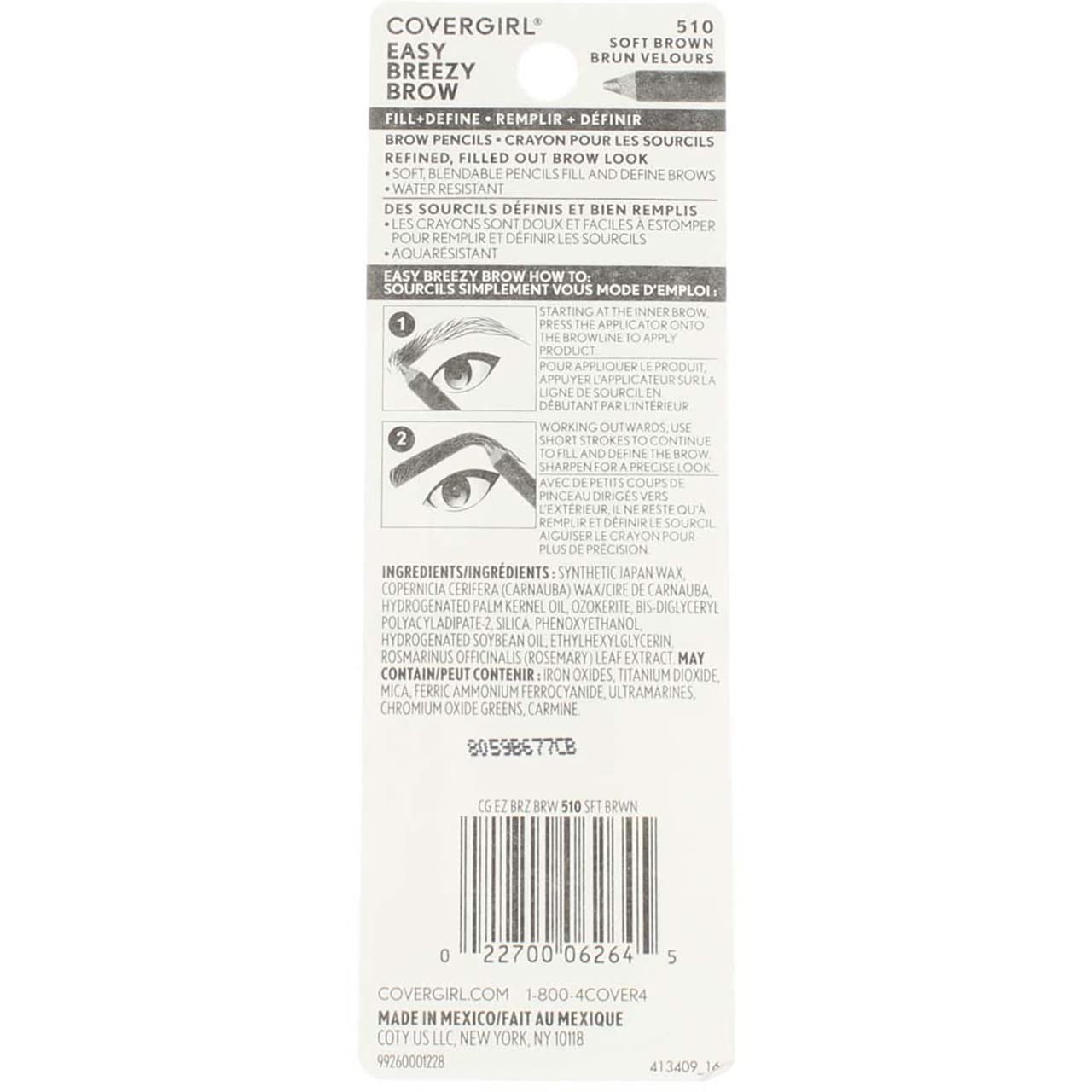 CoverGirl Easy Breezy Brow and Brown 2 Pack of