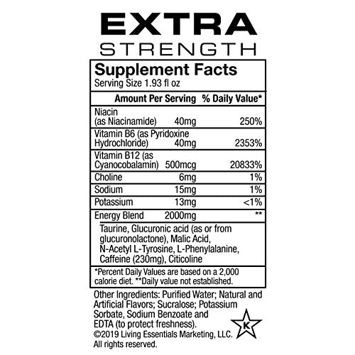 5 Hour Energy Extra Strength Peach Mango Energy Shot | 12-Pack (1.93 oz each)