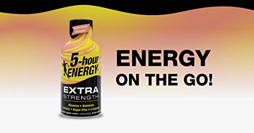 5 Hour Energy Extra Strength Strawberry Banana Energy Shot | 12-Pack (1.93 oz each)