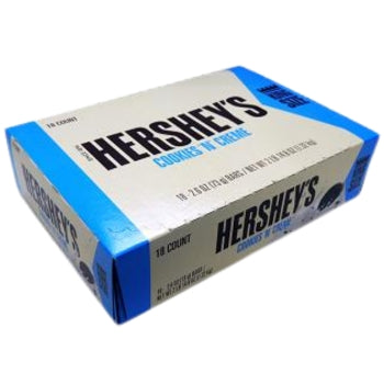 HERSHEY KING SIZE COOKIES N CREME 18/2.6oz