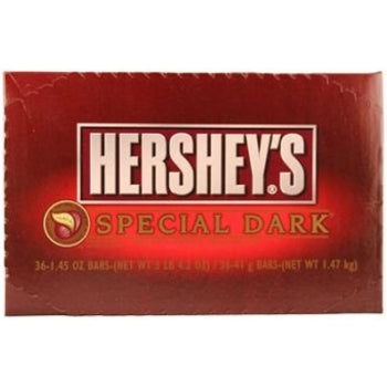 HERSHEYS SPECIAL DARK CHOCOLATE BAR 36/1.45oz