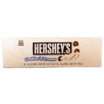 HERSHEY COOKIES N CREME 36/1.55oz