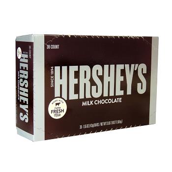 HERSHEY STD MILK CHOC 36ct