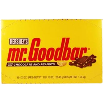 Mr. Goodbar Milk Chocolate & Peanut Bars – Bulk 36ct / 1.75oz Each