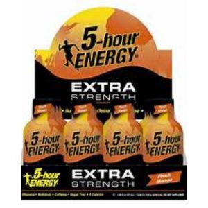 5 Hour Energy Extra Strength Peach Mango