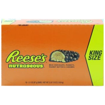 Reese's King Size NutRageous Peanut Bars – Bulk 18ct / 3.1oz Each