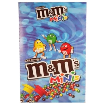 M&M KING SIZE MINIS MILK CHOCOLATE Tube 24/1.77oz