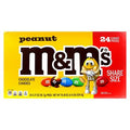M&M's King Size Peanut Chocolate Candies – Bulk 24ct / 3.27oz Each