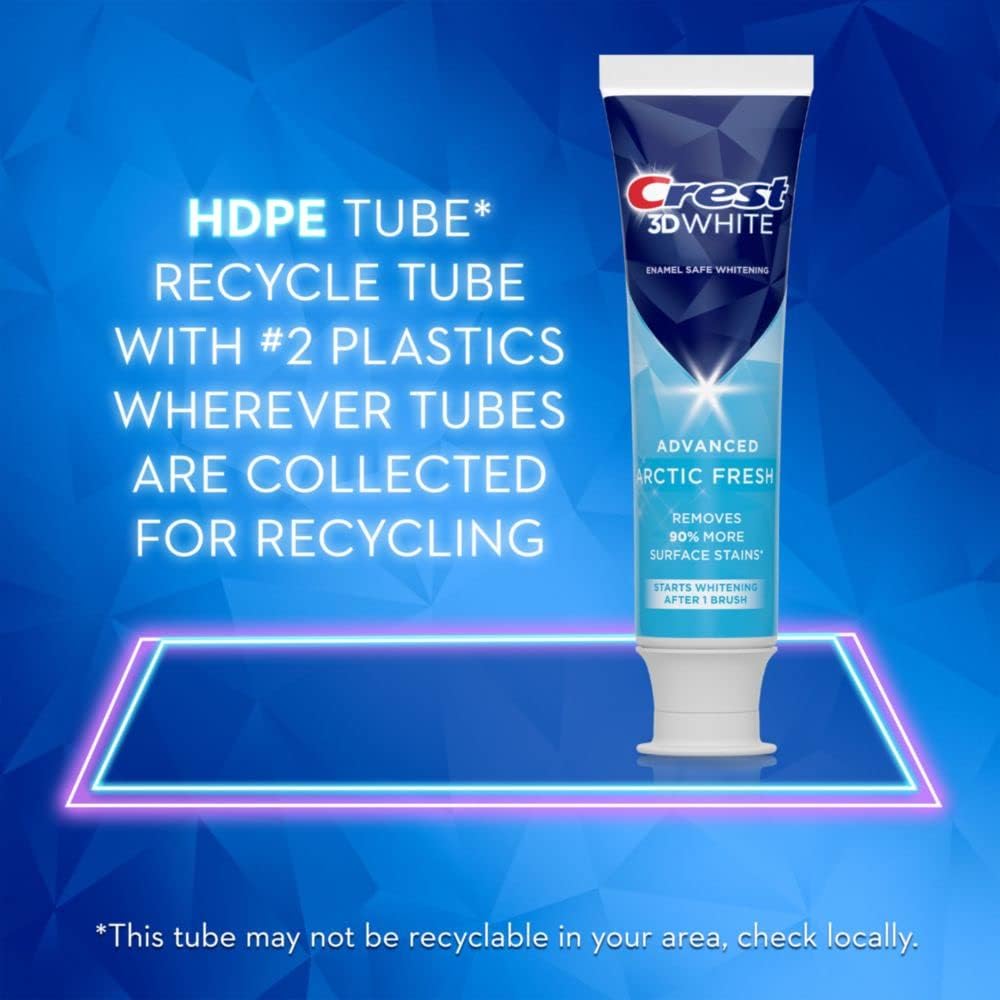 Crest 3D White Arctic Fresh Teeth Whitening Toothpaste, 2.7 oz