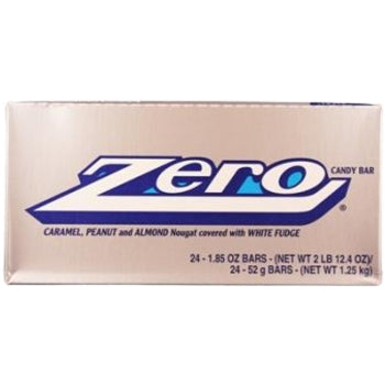 Zero White Fudge Chocolate Bar – Bulk 24ct / 1.85oz Each