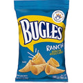 BUGLES RANCH NATURALLY FLAVORED 3 oz / 85 g (6 in a Box) Crispy Corn Snacks