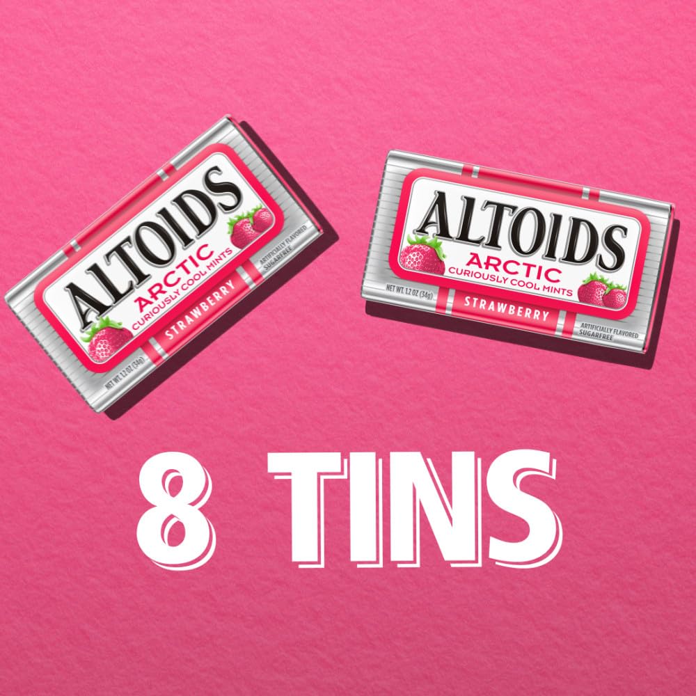 ALTOIDS Arctic Mints 1.2 oz Tin - Pack of 8