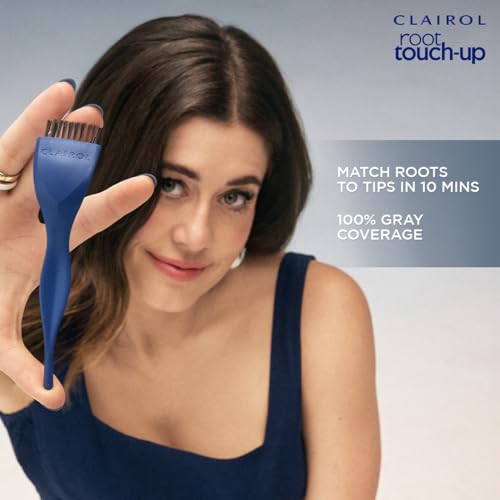 Clairol Root Touch-Up by Nice'n Easy Permanent Hair Dye for Brown Hair Color with 100% Gray Coverage