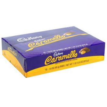 Cadbury Milk Chocolate with Caramel Bars – 18ct / 1.6oz Each