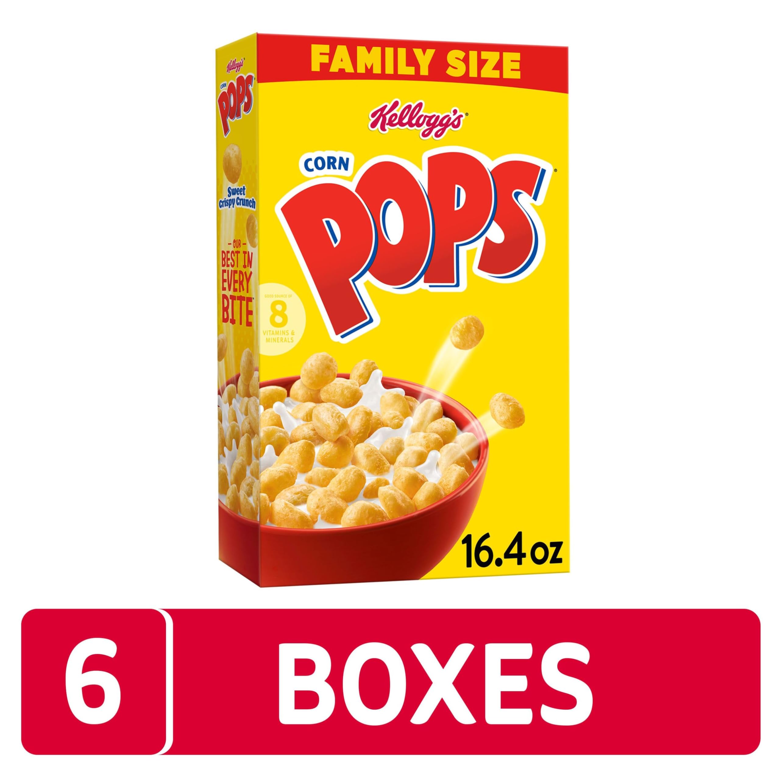 Corn Pops Kellogg's Corn Pops, Breakfast Cereal
