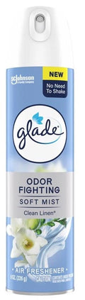 Glade Air Freshener Clean Linen 8oz – Bulk 3-Pack