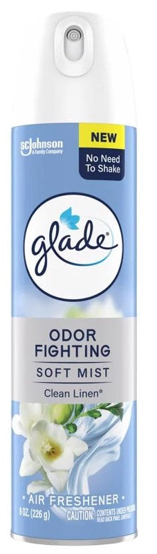 Glade Air Freshener Clean Linen 8oz – Bulk 3-Pack