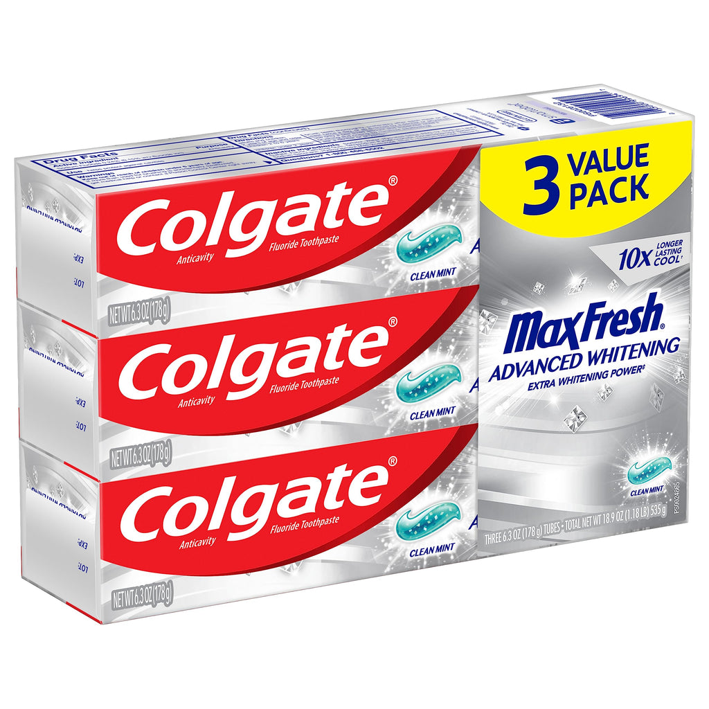 Colgate Max Fresh Toothpaste with Breath Strips