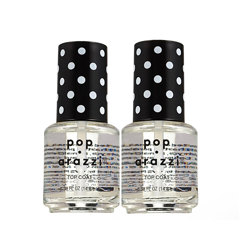 Pop-Arazzi Nail Polish, Top Coat, My Tips Are Sealed, 0.5 FL. OZ (2 pack)