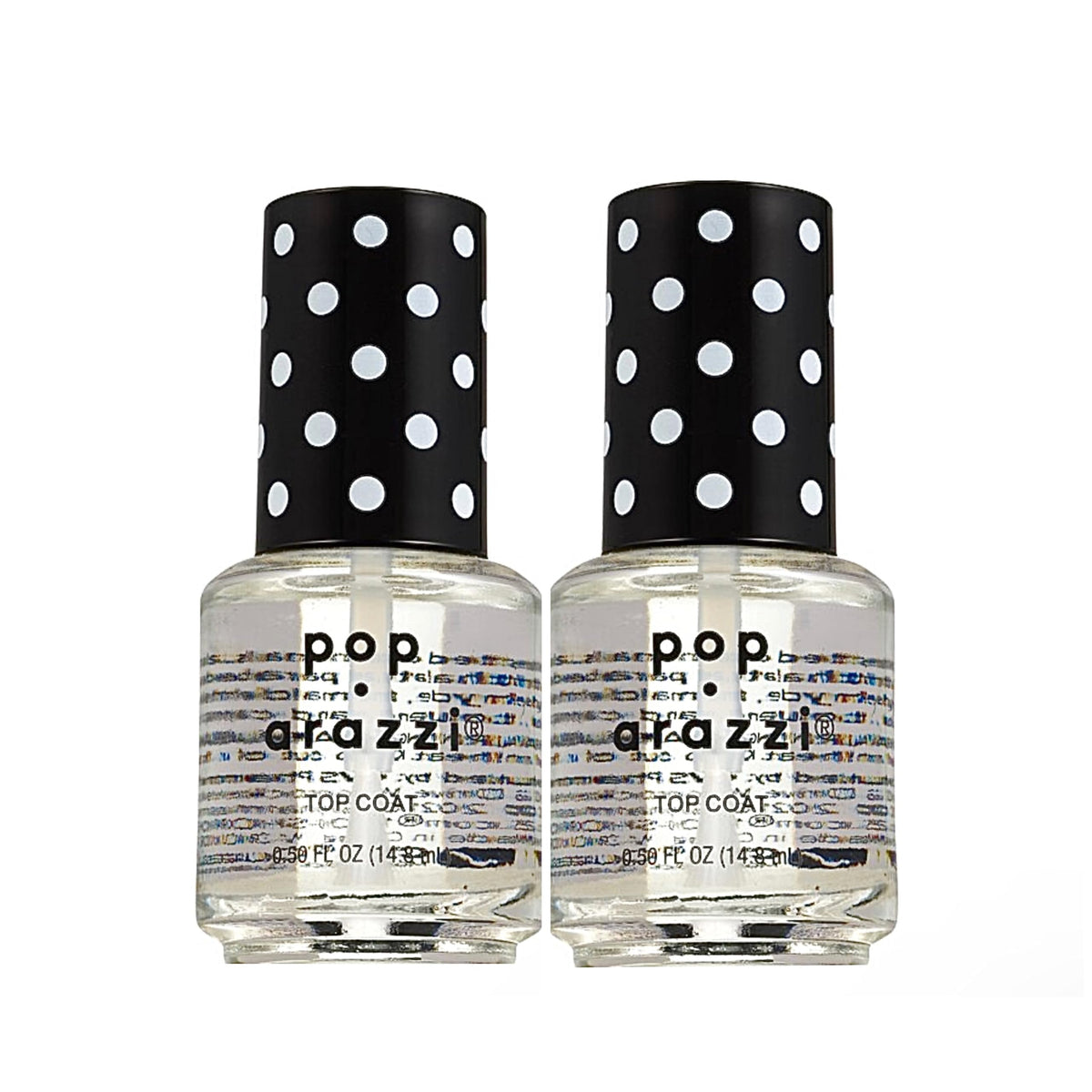 Pop-Arazzi Nail Polish, Top Coat, My Tips Are Sealed, 0.5 FL. OZ (2 pack)