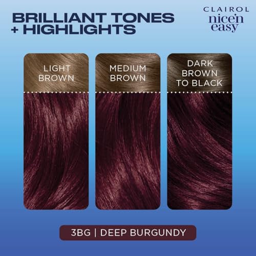 Clairol Nice'n Easy Permanent Hair Dye Dark Auburn 4R - 100% Gray Coverage