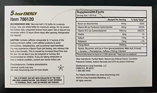 5 Hour Energy Extra Strength Strawberry Banana Energy Shot | 12-Pack (1.93 oz each)