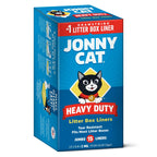 Jonny Cat Litter Box Liners: Heavy Duty - Tear & Leak Resistant - Drawstring Close - Jumbo