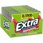 Extra Sweet Watermelon Sugar Free Chewing Gum - 6 Packs x 35 Sticks