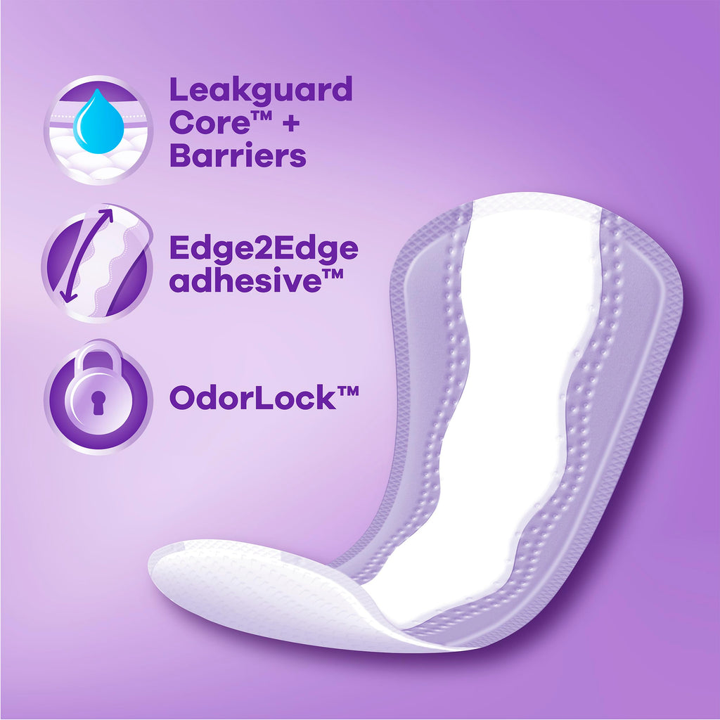 Always Daily Extra Protect Liners, Long Length, Unscented Panty Liners, 272 Count (2 Packs of 136)