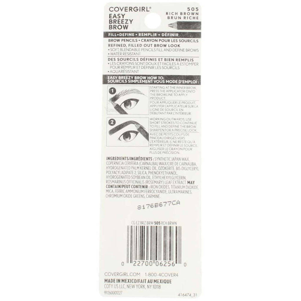 CoverGirl Easy Breezy Brow and Brown 2 Pack of