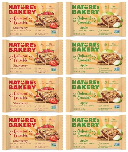 Nature's Bakery Oatmeal Crumble Bar Variety Sampler 8ct 1.41oz
