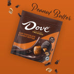 DOVE PROMISES Individually Wrapped Dark Chocolate & Peanut Butter Candy, 6.74 Oz Bag