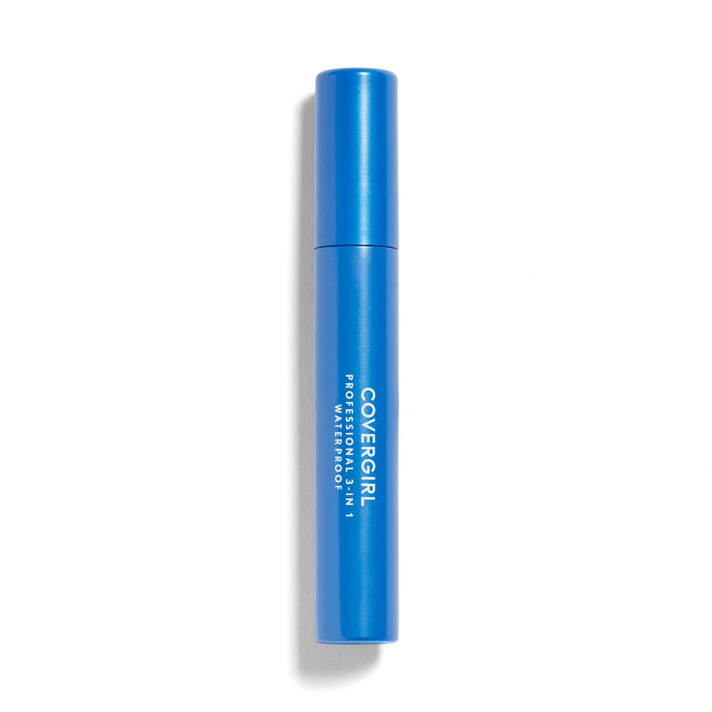 COVERGIRL Professional 3-in-1 Waterproof Mascara, Very Black 225, (Packagin