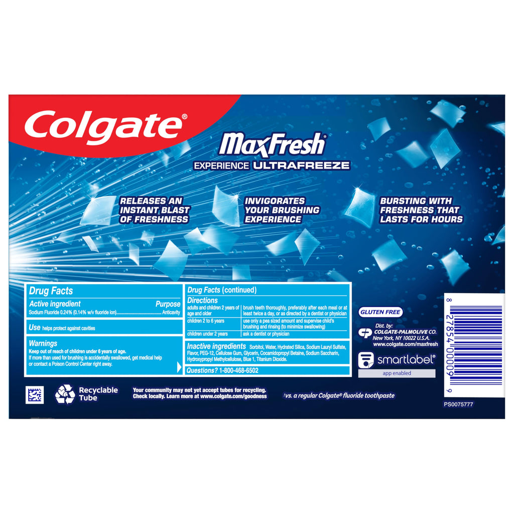Colgate Max Fresh Toothpaste with Breath Strips