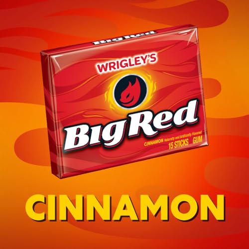 BIG RED WRIGLEY'S BIG RED Cinnamon Chewing Gum
