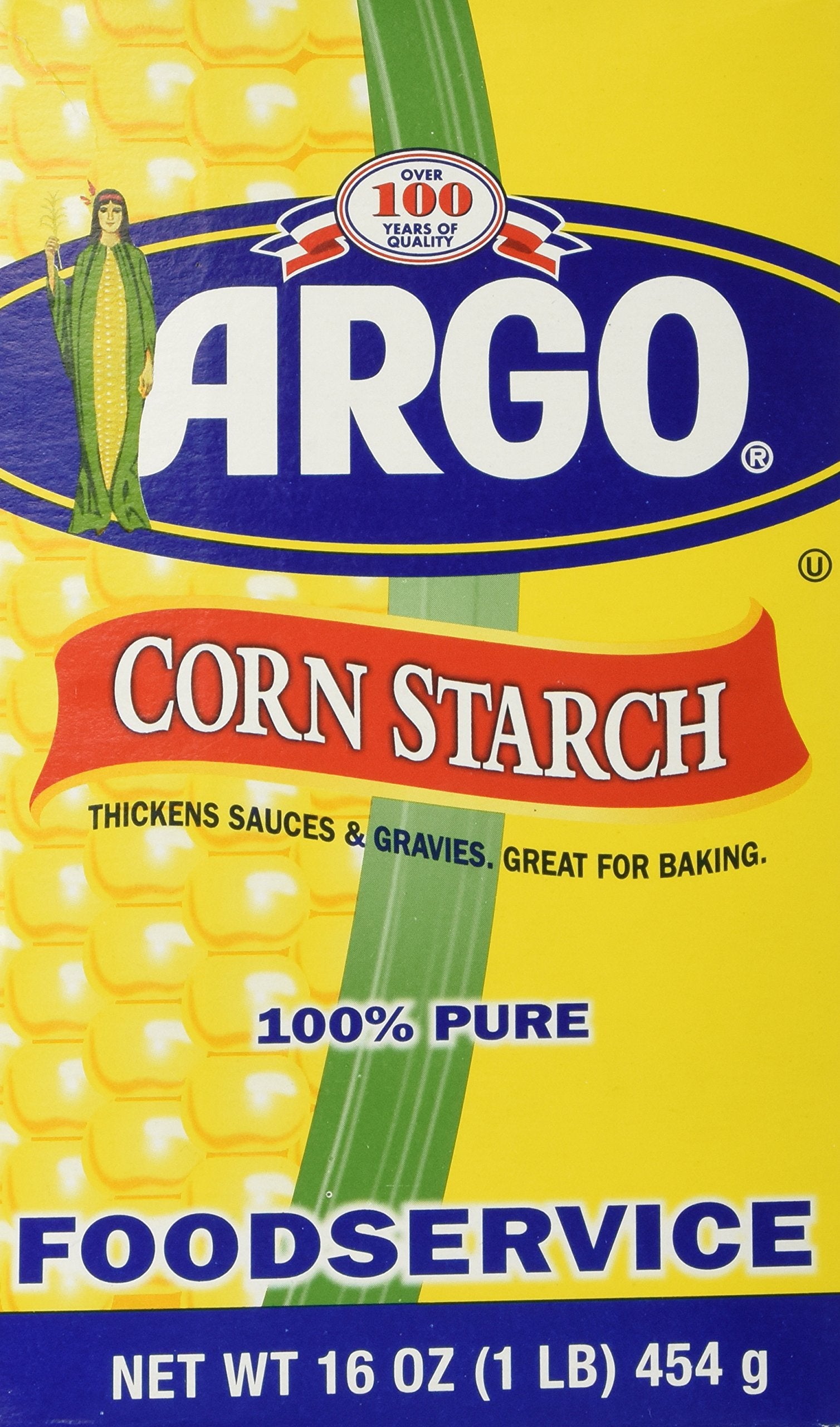 Argo 100% Pure Corn Starch, 16 Oz