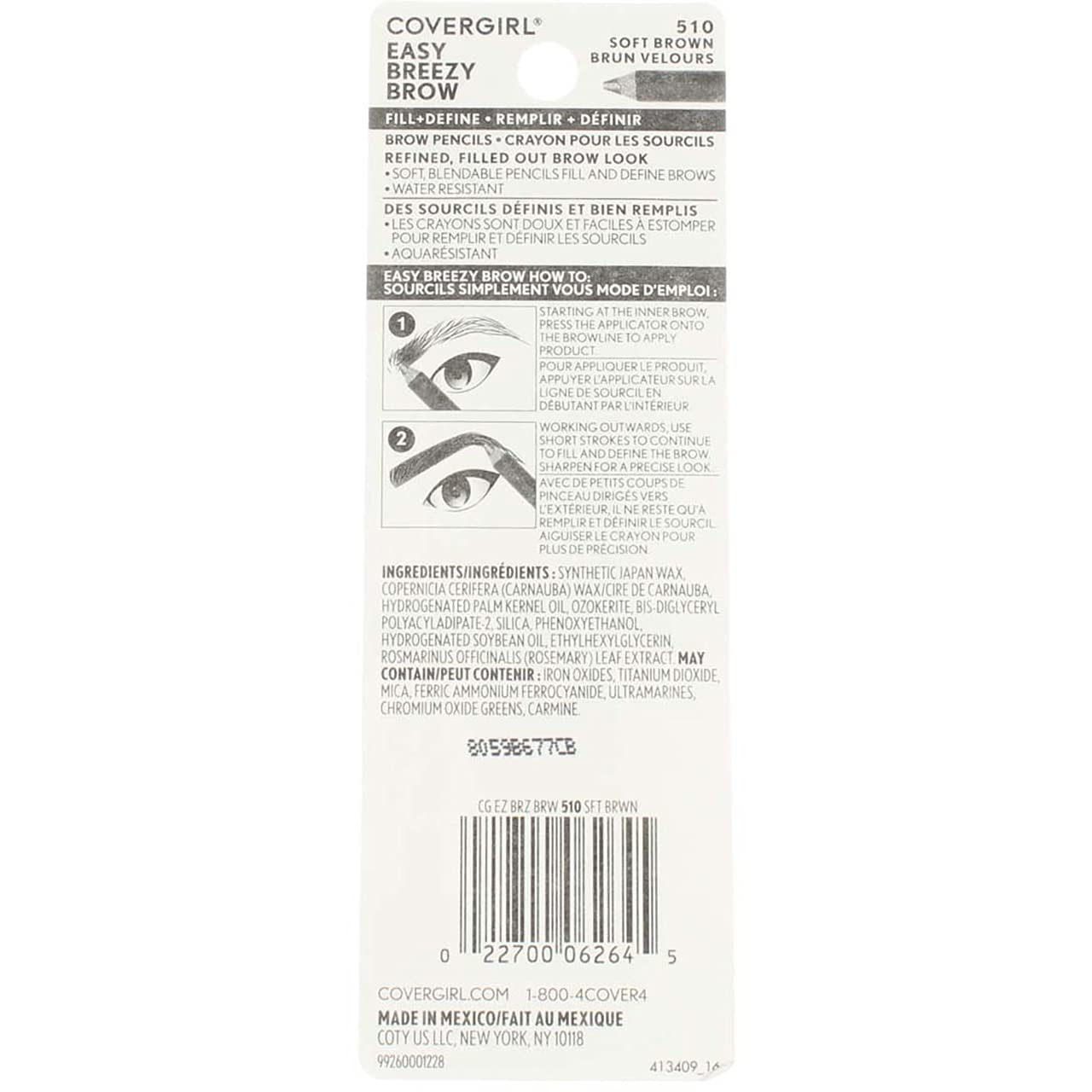 CoverGirl Easy Breezy Brow and Brown 2 Pack of