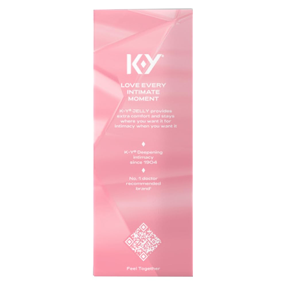 K-Y Jelly Classic Water-Based Body Friendly Formula 4 Fl Oz. Personal Lubricant for Wetter Sex for Men, Women and Couples & Safe to Use with Latex Condoms
