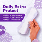 Always Daily Extra Protect Liners, Long Length, Unscented Panty Liners, 272 Count (2 Packs of 136)