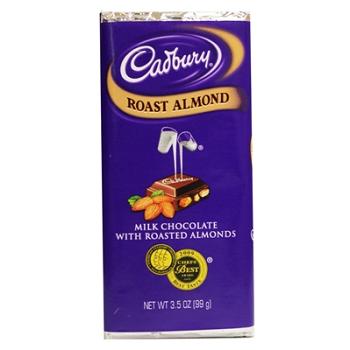 Cadbury Roast Almond Chocolate Tablet Bar 3.5oz