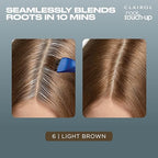 Clairol Root Touch-Up by Nice'n Easy Permanent Hair Dye for Brown Hair Color with 100% Gray Coverage