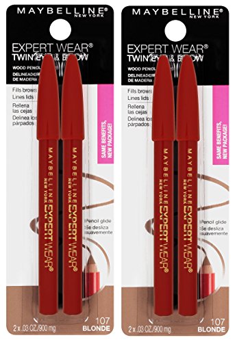 MAYBELLINE Expert Wear Twin Brow & Eye Pencils - Dual Purpose Makeup