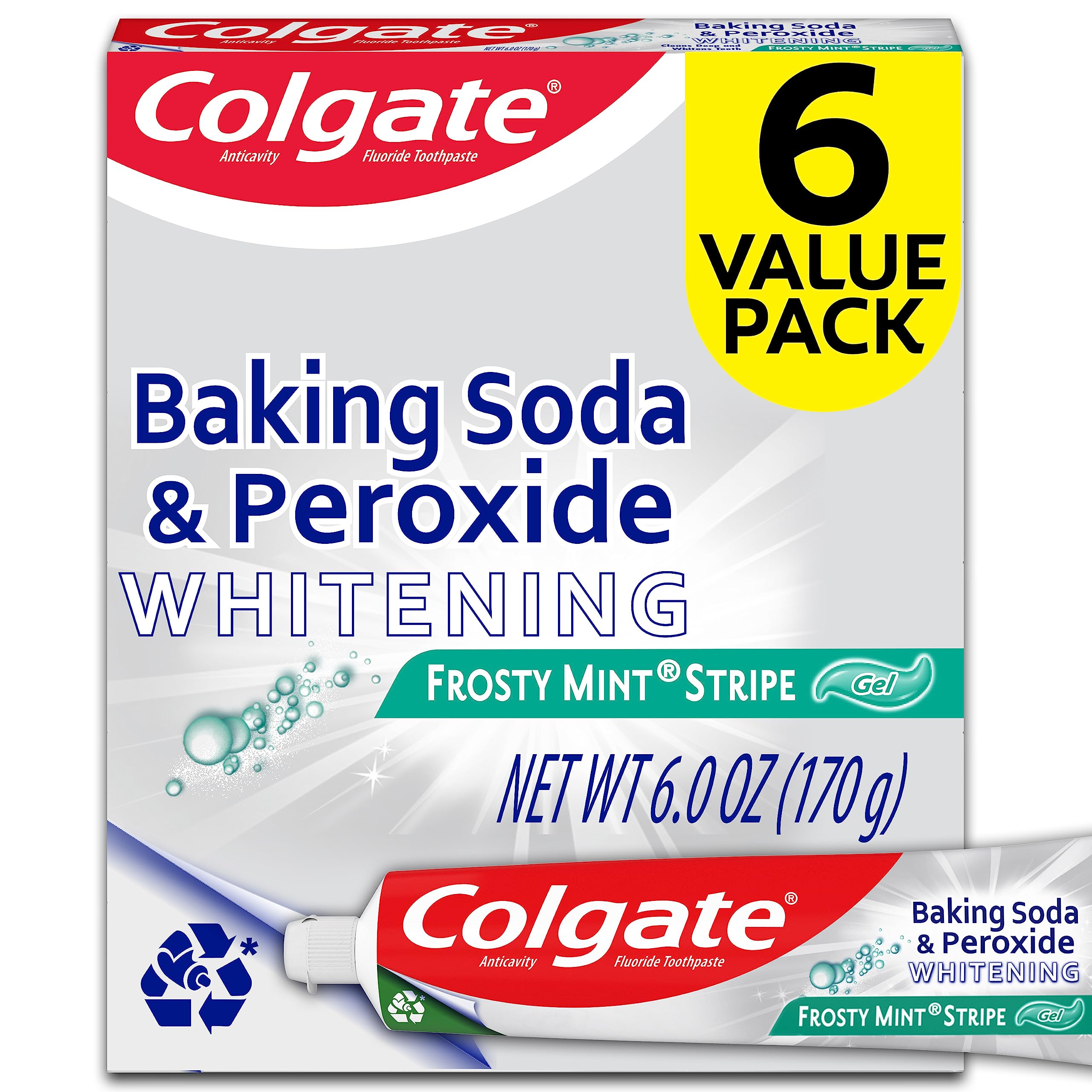 Colgate Max Fresh Toothpaste with Mini Breath Strips - Whitening Formula