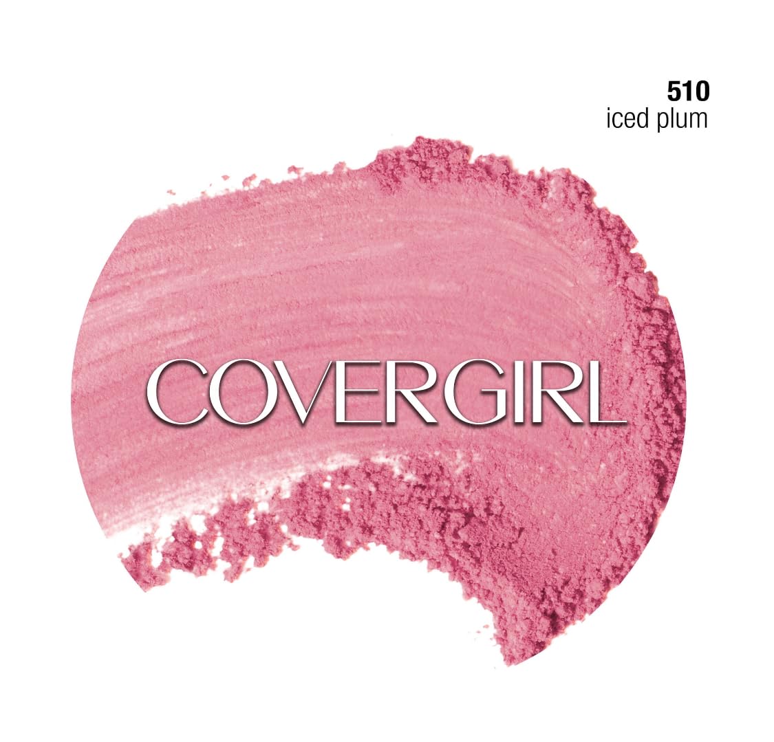COVERGIRL Classic Powder Blush, Iced Plum, 0.3 Fl Oz, 2 Count