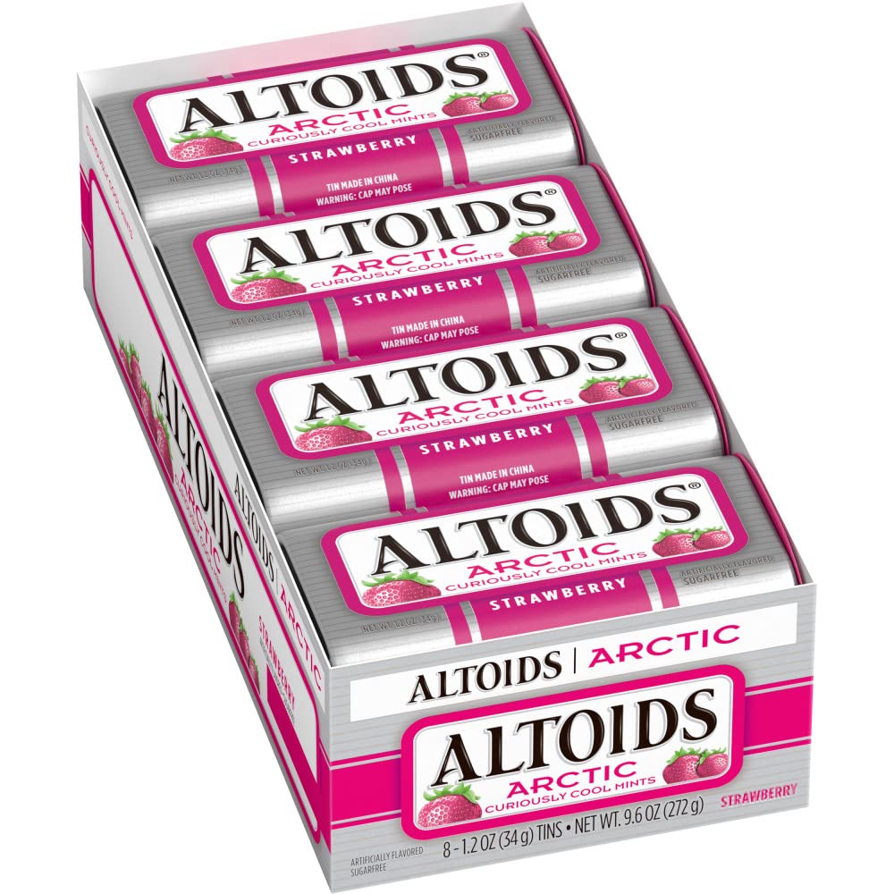 ALTOIDS Arctic Mints 1.2 oz Tin - Pack of 8