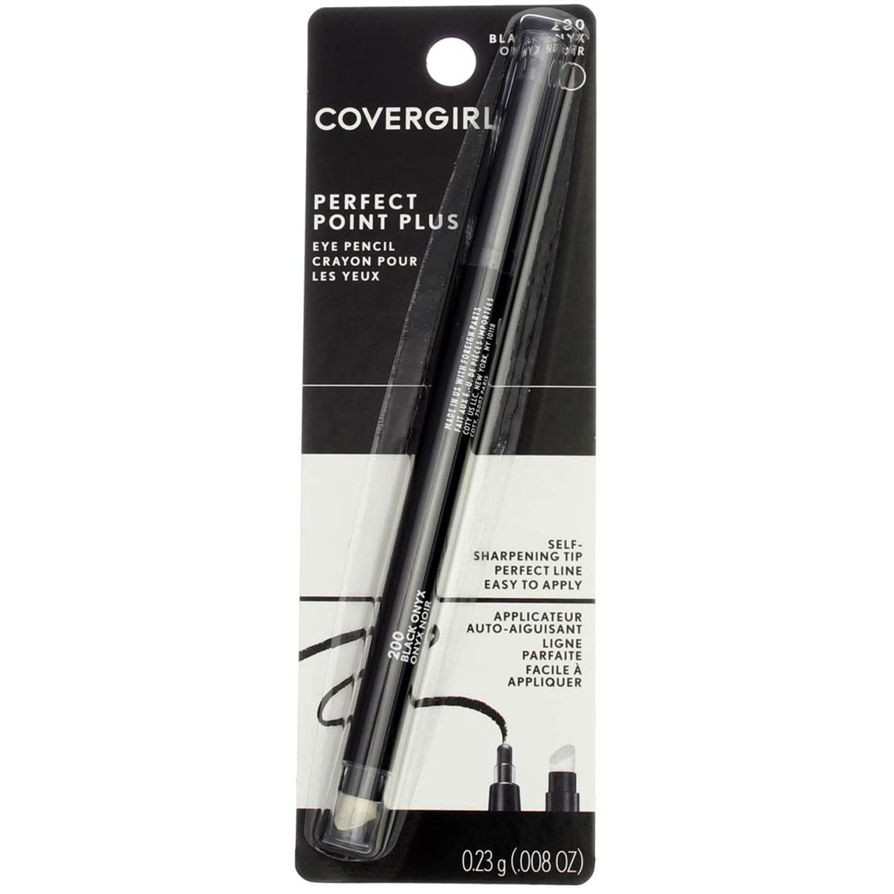 CoverGirl Perfect Point Plus Black Onyx 200 Eyeliner - Pack of 2