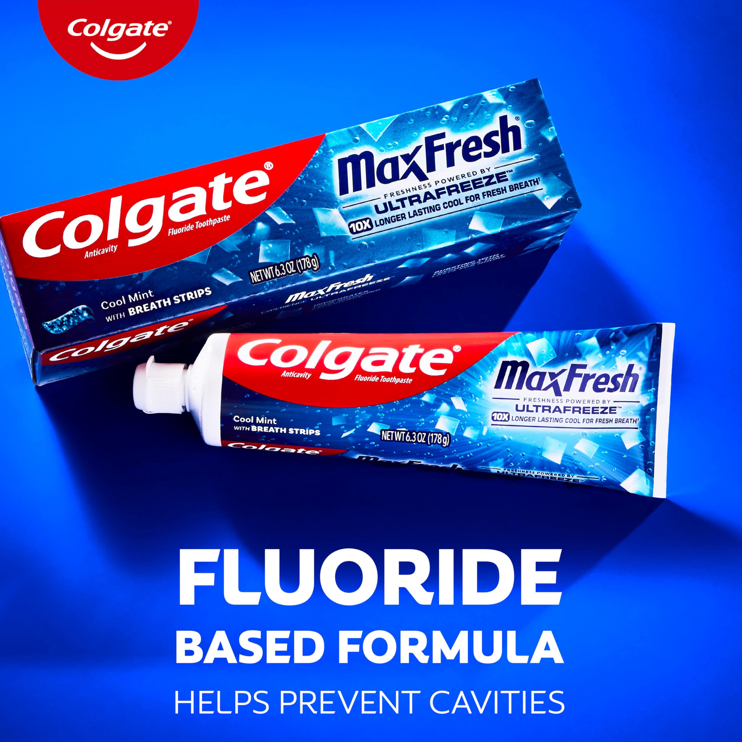 Colgate Max Fresh Toothpaste with Breath Strips