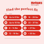 Huggies Little Snugglers printed diaper